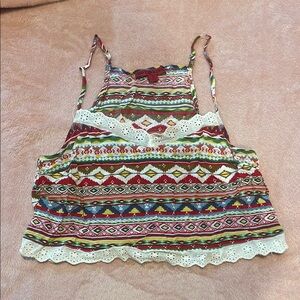 Colorful Tribal Print Tank Top